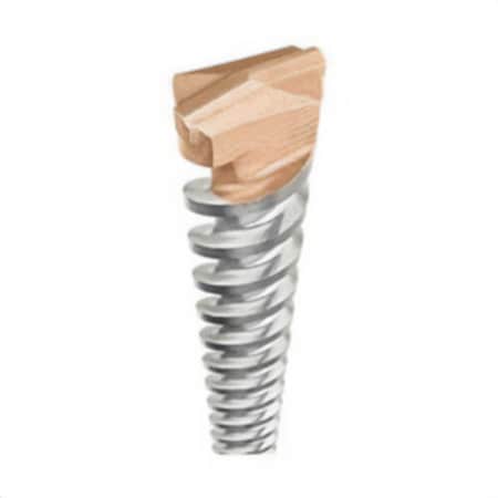 Black+Decker Masonry Drill Bit, 2-Cutter, 1 in Drill Bit, 3/4 in Spline Shank, 16 in OAL DW5721