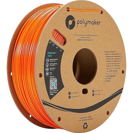 Polymaker PolyLite(TM) ASA(1.75mm, 1000g) Orange PF01007
