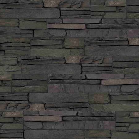 Msi Denali Anthracite Manufactured Concrete Natural stacked Stone Wall Tile 6 Sq. Ft. Per Box ZOR-LSC-0219