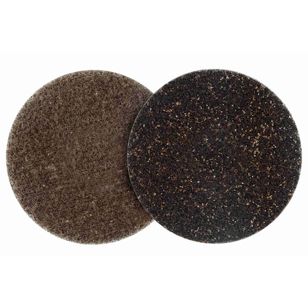 A-Prime Surface Conditioning Discs - Hook and Loop, 5in x 7/8, Brown, 10PK 11676