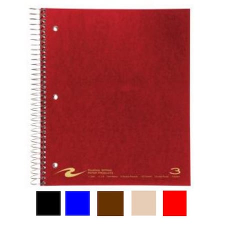 Workstationpro Three Subject Notebook, 24PK WO495314