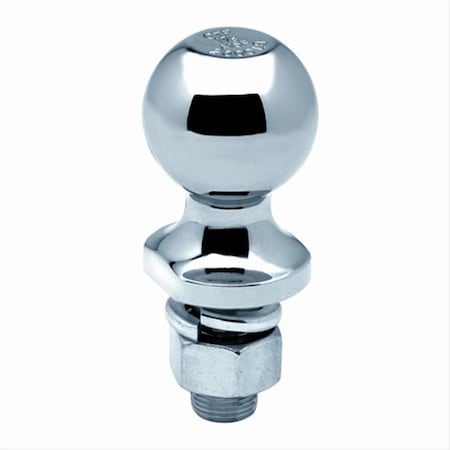 Hands On Packaged Hitch Ball, 1.87 x 1 x 2.12 In. 2, 000 Lbs. GTW Chrome, 2.75 x 2.56 x 6.88 in. HA726164