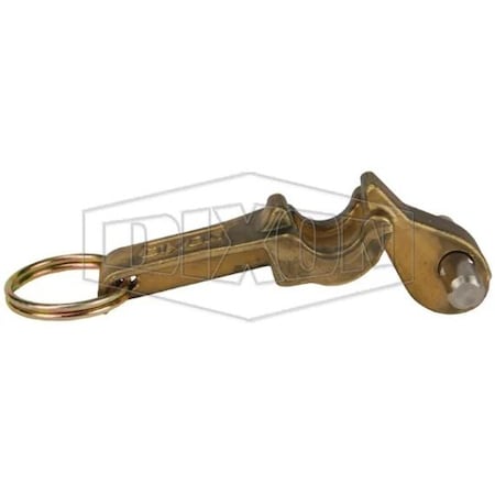 Dixon Boss-Lock Standard Cam and Groove Handle, Brass, Domestic BH6
