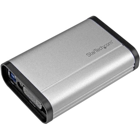 Startech.Com RECORD DVI VIDEO TO YOUR COMPUTER, AND EMBED A 3.5MM AUDIO SOURCE, AT 1080P 60FP USB32DVCAPRO
