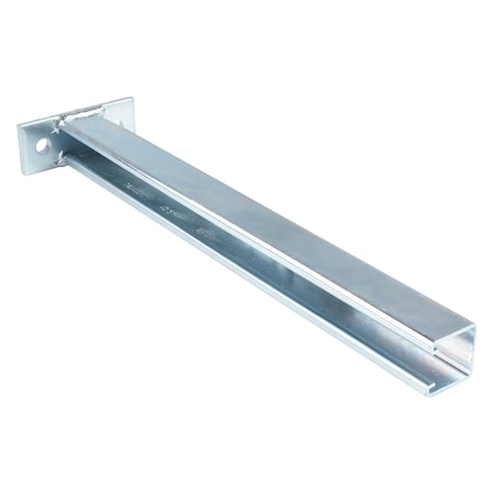 Zoro Select Strut Channel Fitting, Silver, 2"W, 2 Holes V718EG