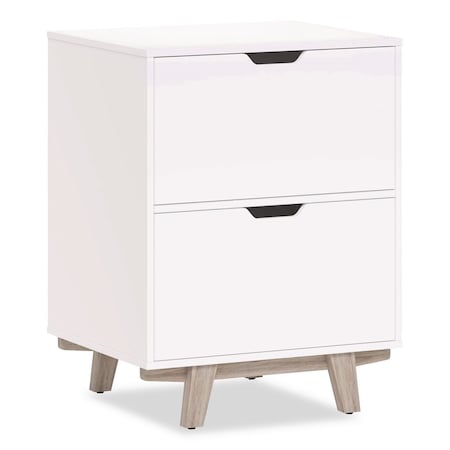 Thomasville Whitney 2-Drawer Lateral File Cabinet, Letter/Legal Size File Drawers, 23.75" x 20" x 31.25", White SPLS-WHLF-TV