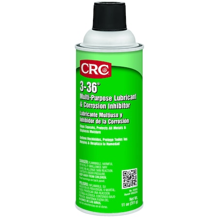Crc CRC 3-36 Multi-Purpose Lubricant & Corrosion Inhibitor - 16 oz Aerosol Can - 03005 - Pkg Qty 12 3005