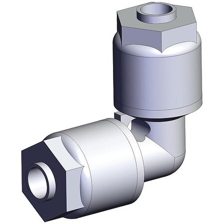 Smc High Purity Tube Fitting, Union, PFA LQ1E21