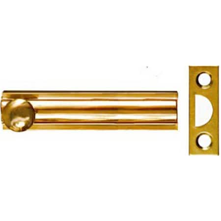 Greengrass N197-970 3 in. Solid Brass, Surface Bolt GR576499