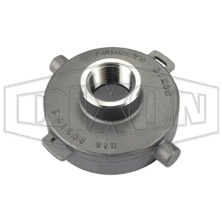 Dixon Tank Transport Reducing Cap, 3 x 1 in, Female NPSM x FNPT, SS, Domestic 3010-RC-SS