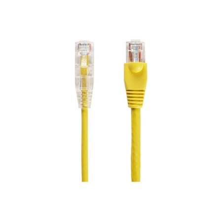 Upgrade 7 ft. Unshielded 500 MHz PVC Stranded Ethernet Patch Cable Snagless Boot, Yellow UP1425085