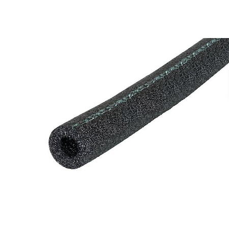 M-D Building Products Self-Sealing Tube Pipe Insulation, 6 ft L, Polyethylene, Black, 7/8 in Pipe 50220