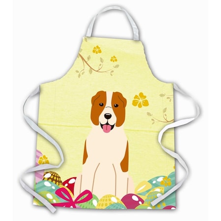 Carolines Treasures Easter Eggs Central Asian Shepherd Dog Apron BB6049APRON