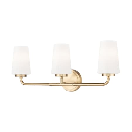 Z-Lite Montford 3-Light Vanity, 24 in W, Modern Gold 7005-3V-MGLD