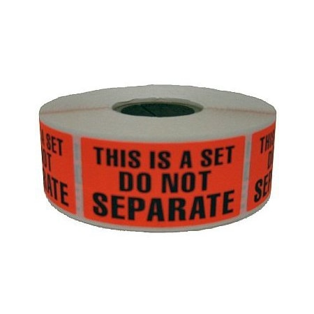 Bubblefast 500 1'' x 2'' Do Not Separate Labels Do Not Separate-500