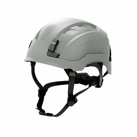 Ge Safety Helmet, Non-Vented, Gray GH401G