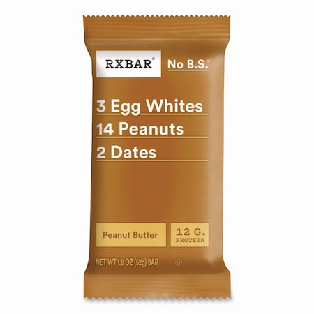 Rxbar Adult Bars, Peanut Butter, 1.83 oz Bar, 12PK CGO00427