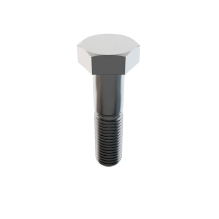 Zoro Select 18-8, 1"-8 Hex Head Cap Screw, Plain Stainless Steel, 4 in L 1-193-100C-400