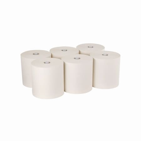 Georgia-Pacific Pacific Blue Ultra Hardwound Paper Towels, 1 Ply, Continuous Roll Sheets, 1,150 ft, White, 6 PK 26490