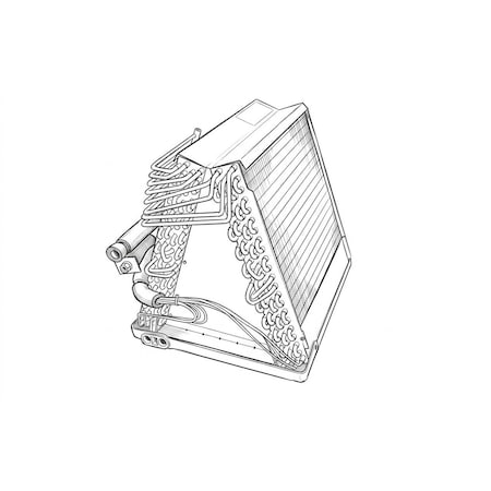 Amana-Goodman Aluminum Evaporator Coil 0270A01126S