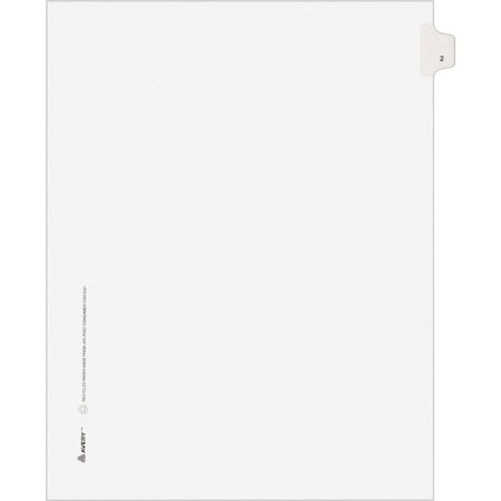 Avery Dividers, Index, Sidetab, 2 25PK AVE11912