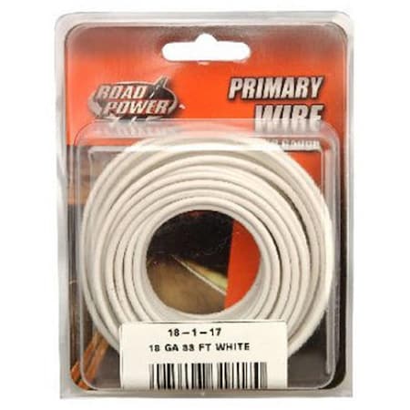 Southwire 55667233 33 ft. 18 Gauge Primary Wire White 115660