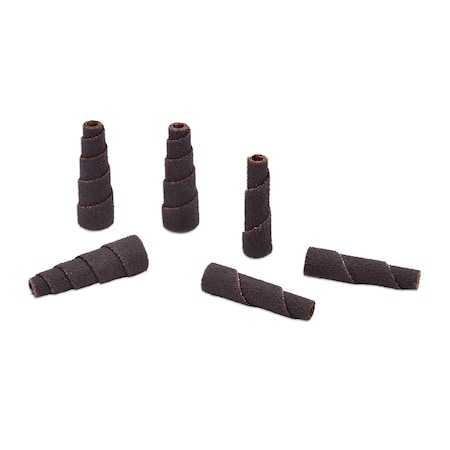Superior Abrasives FULL TAPERED CARTRIDGE ROLL ALUMINUM OXIDE 3/4 X 1.5 X 3/16 80 GRIT A016364