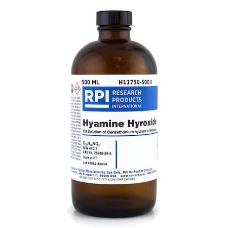 Rpi Hyamine Hydroxide, 500 Milliliters H11750-500.0