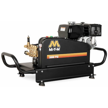 Mi-T-M Gas-Powered Pressure Washer, Skid Mount GTM-3005-H6G0M