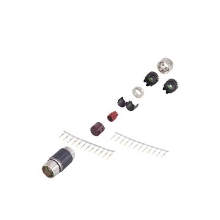 Siemens Power connector 17-pole type: SPEED-CONNECT M17 Male thread 6FX2003-0SA50