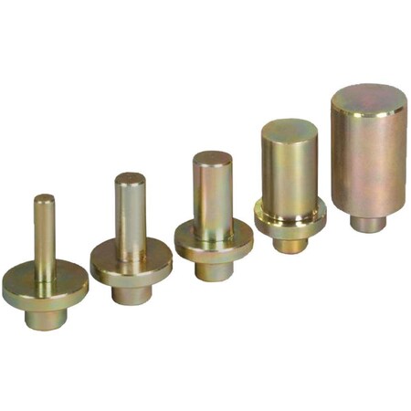 Sunex Zinc Plated Punch Kit, 5 pcs. 57PPK5