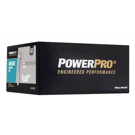 Hillman 5/8 in. D X 6 in. L Steel Round Head Wedge Anchor, 10PK 371950