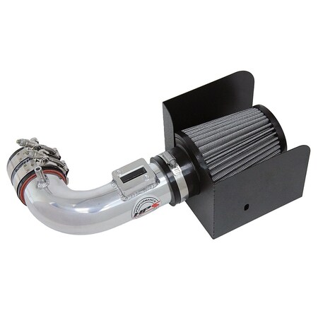 Hps Performance Air Intake Kit with Heat Shield, Polished, 827-704P