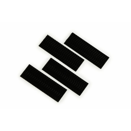 Scotch Reclosable Fastener, Acrylic Adhesive, 3 in, 1 in W, Black RF6731