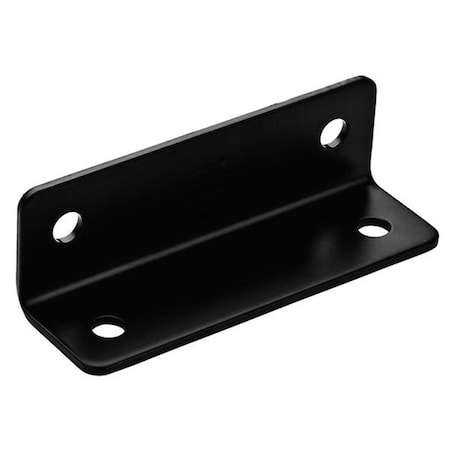 Homecare Products 1.625 x 5 in. Steel Inside Wide Corner Brace, Black, 10PK HO2514666