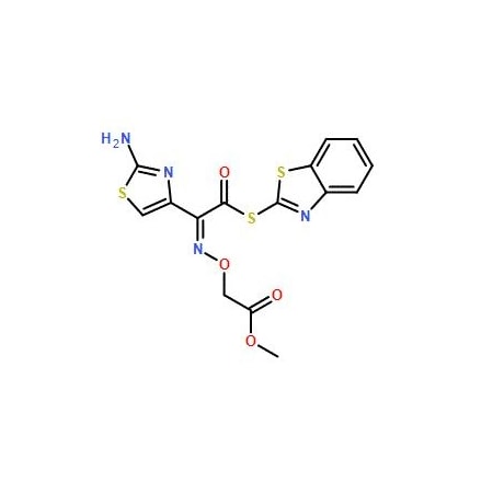 Ak Scientific S-2-Benzothiazolyl (Z)-2-(2-aminothiazole-4-yl)-2-methoxy-carbonylmethioacetate (5g), CAS 246035-38 Q742-5g
