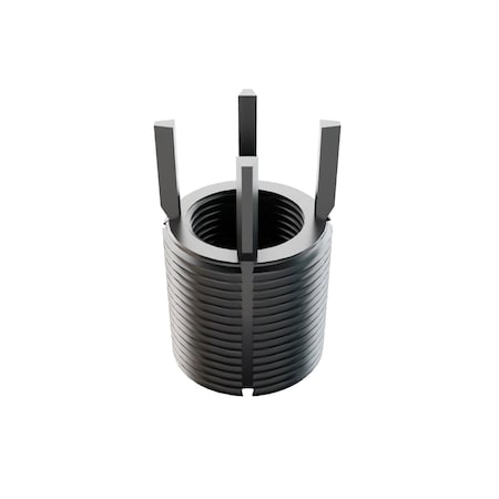 Zoro Select Key Locking Insert, Heavy Wall, 4 Keys, 1"-14 Int Thrd Sz, 1 3/8"-12 Ext Thrd Sz, Stainless Steel 215-066112