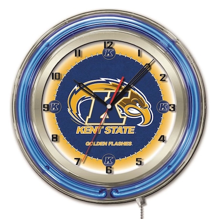 Holland Bar Stool Co Kent State University Double Neon 19" Clock Clk19KentSt