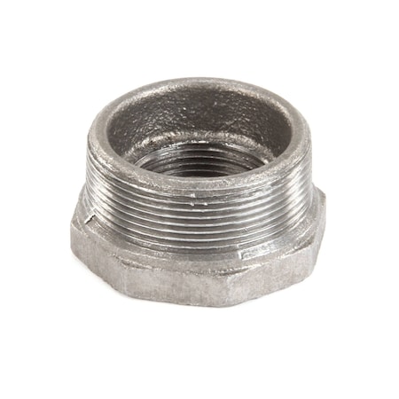 Stero Dishwasher Reducer Bushing, 2in x 1 1/4in, Black Iron 0P-681607
