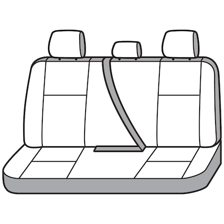 Covercraft Seat Style BC - Solid Bench With 3 Adjustable Headrests, Polycotton, Carhartt Duck Weave Gravel SSC7432CAGY