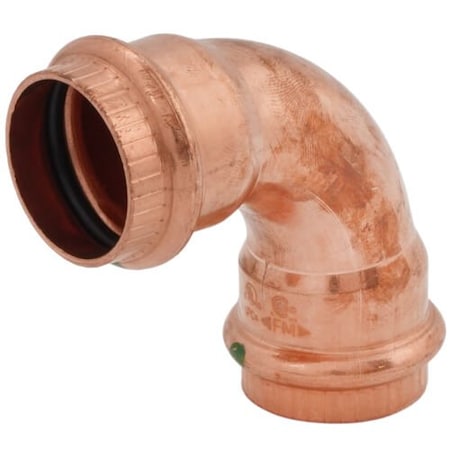 Viega ProPress 90 elbow P1 1 P2 1 copper 77027