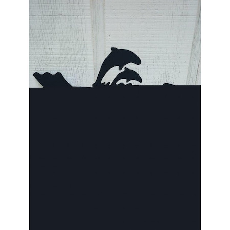 The Lazy Scroll Dolphin Roof Mount Weathervane dolphinroof