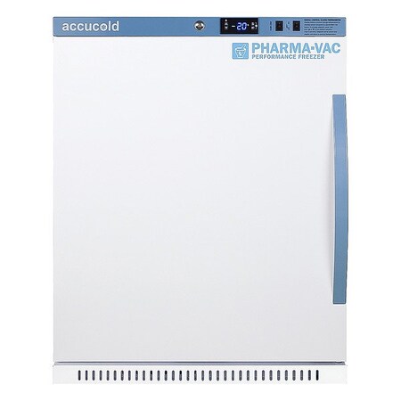 Accucold Lab Freezer, White, Swing Door AFZ5PVBIADALHD