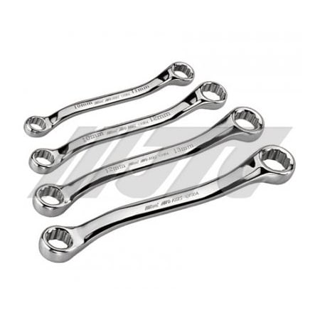 Jtc Auto Tools Stubby Offset Box Wrench Set, 4pcs 5143S