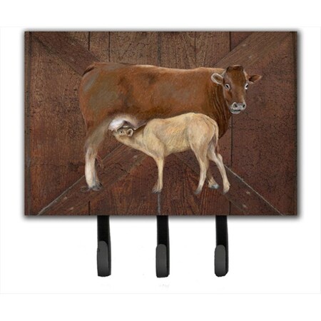 Carolines Treasures Cow Momma And Baby Leash Or Key Holder SB3074TH68