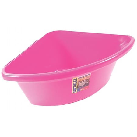 Fortex Industries Corner Feeder- Hot Pink 24 Quart - CF-24 HOT PINK 383609