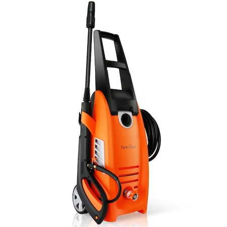Pure Clean Serenelife Electric Pressure Washer-Powerful Heavy Duty 2000PSI Manual Adjustable High Low Cold SLPRWAS58