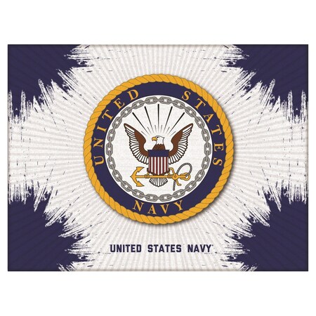 Holland Bar Stool Co United States Navy 15"x20" Canvas Wall Art LCnvs1520Navy