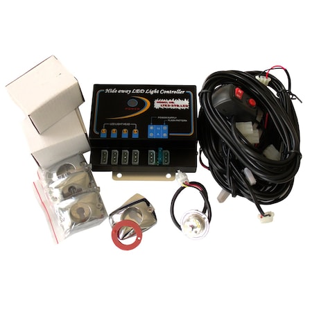 Race Sport 4 LED Hi Power Strobe Lite Kit Amber RS-RTE3-307B(A)