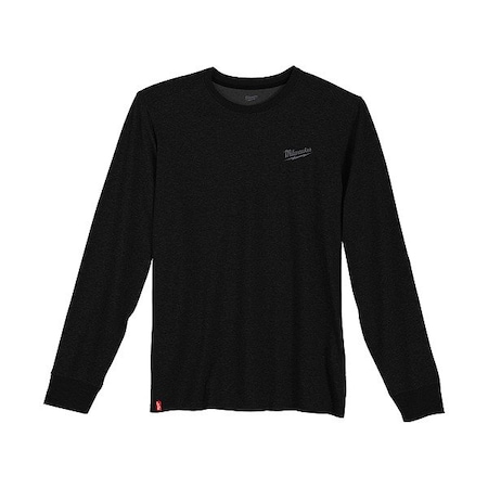 Milwaukee Tool Work Shirt, L, Black, Men's 604B-L